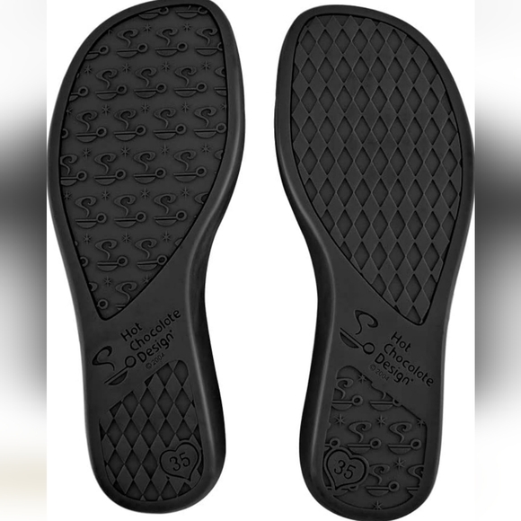 Hot Chocolate Design Chocolaticas Dark Gothic Canvas Women's Mary Jane Flat Shoe - Picture 5 of 7